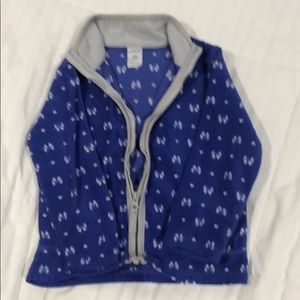 Carters little girl zip up light fleece jacket.